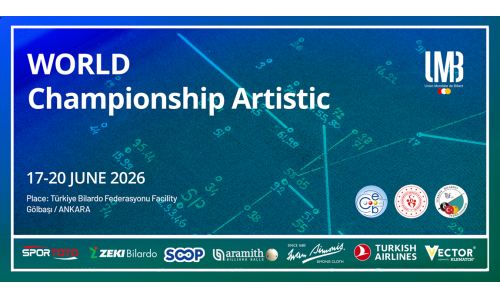 ARTISTIC BILLIARD WORLD CHAMPIONSHIP IS UNDERWAY IN ANKARA